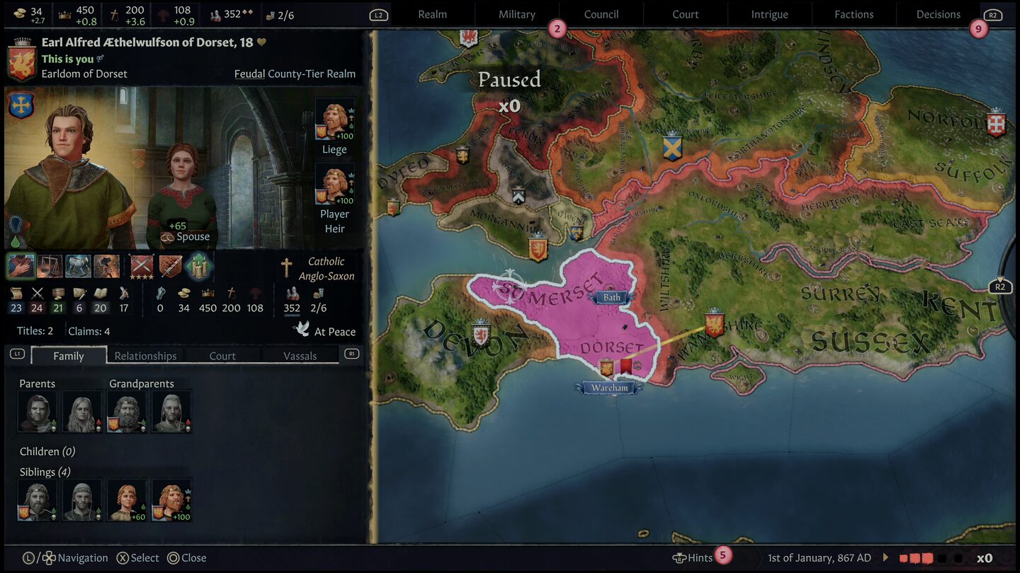 خرید اکانت قانونی Crusader Kings III برای PS5 خرید اکانت قانونی Crusader Kings III برای PS5